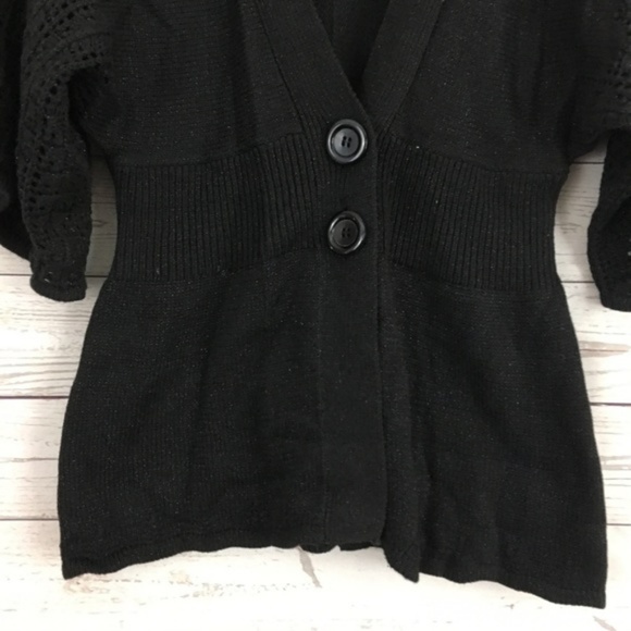 DKNY metallic black sweater - Picture 5 of 6